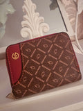Ladies Brown with Red Detail Purse