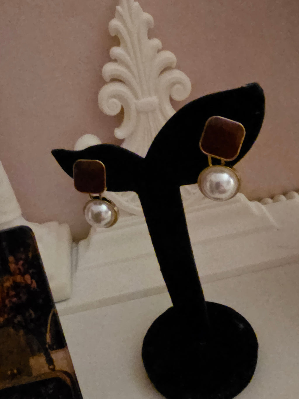Ladies Drop Pendant Earrings x 2