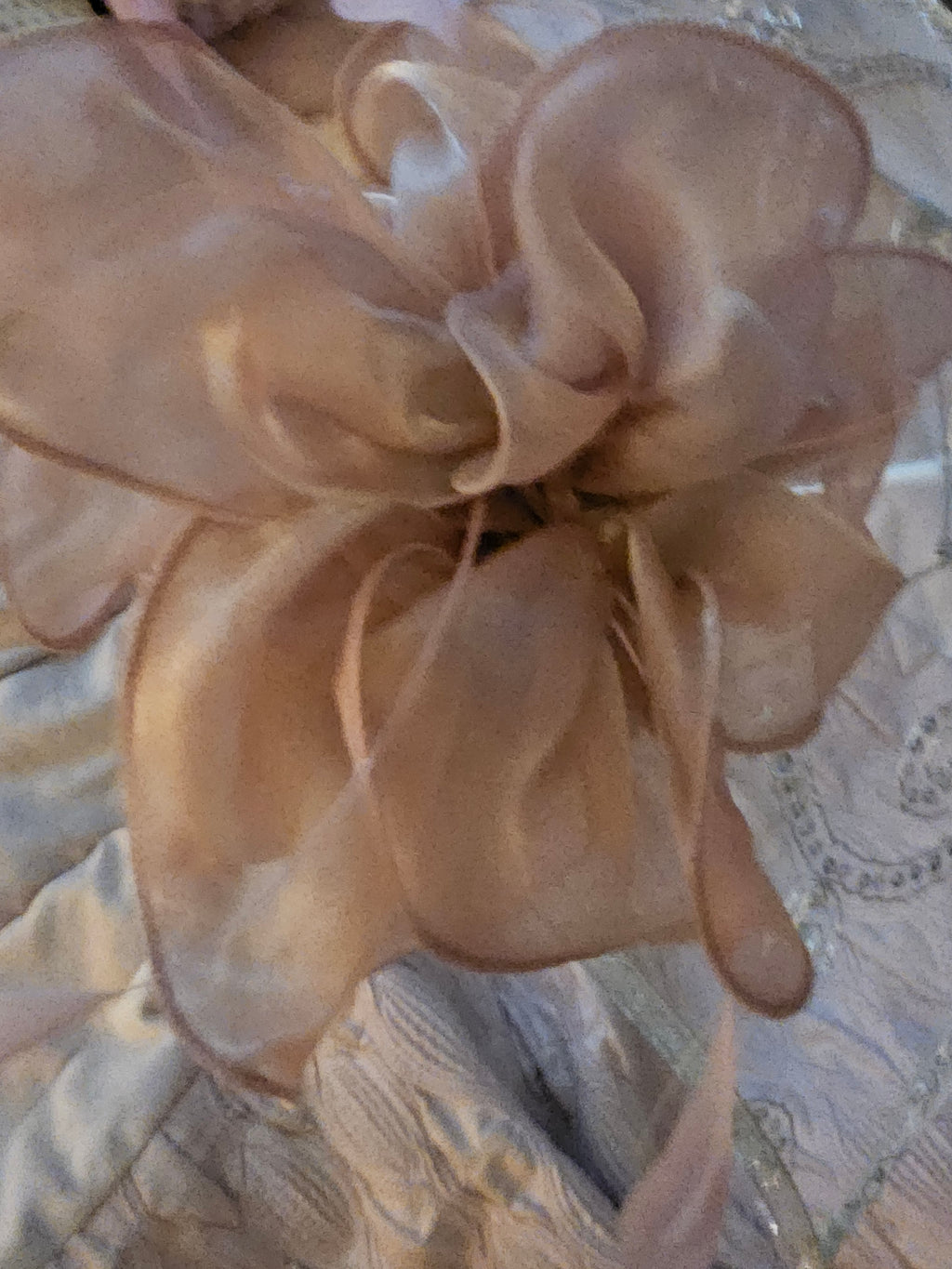 Ladies Dusky Pink fascinator