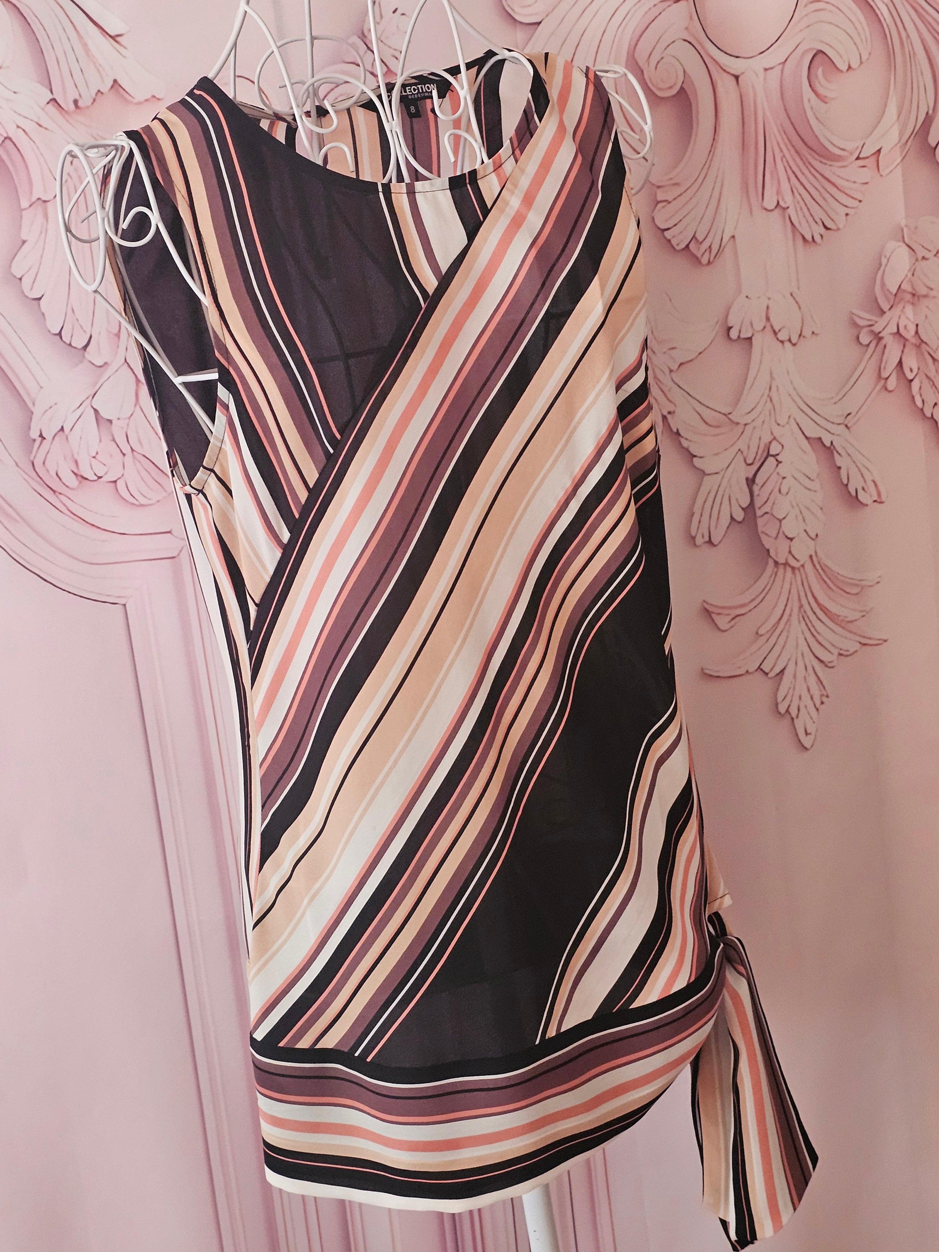 Ladies The Collection at Debenhams Stripped Chic Evening Top