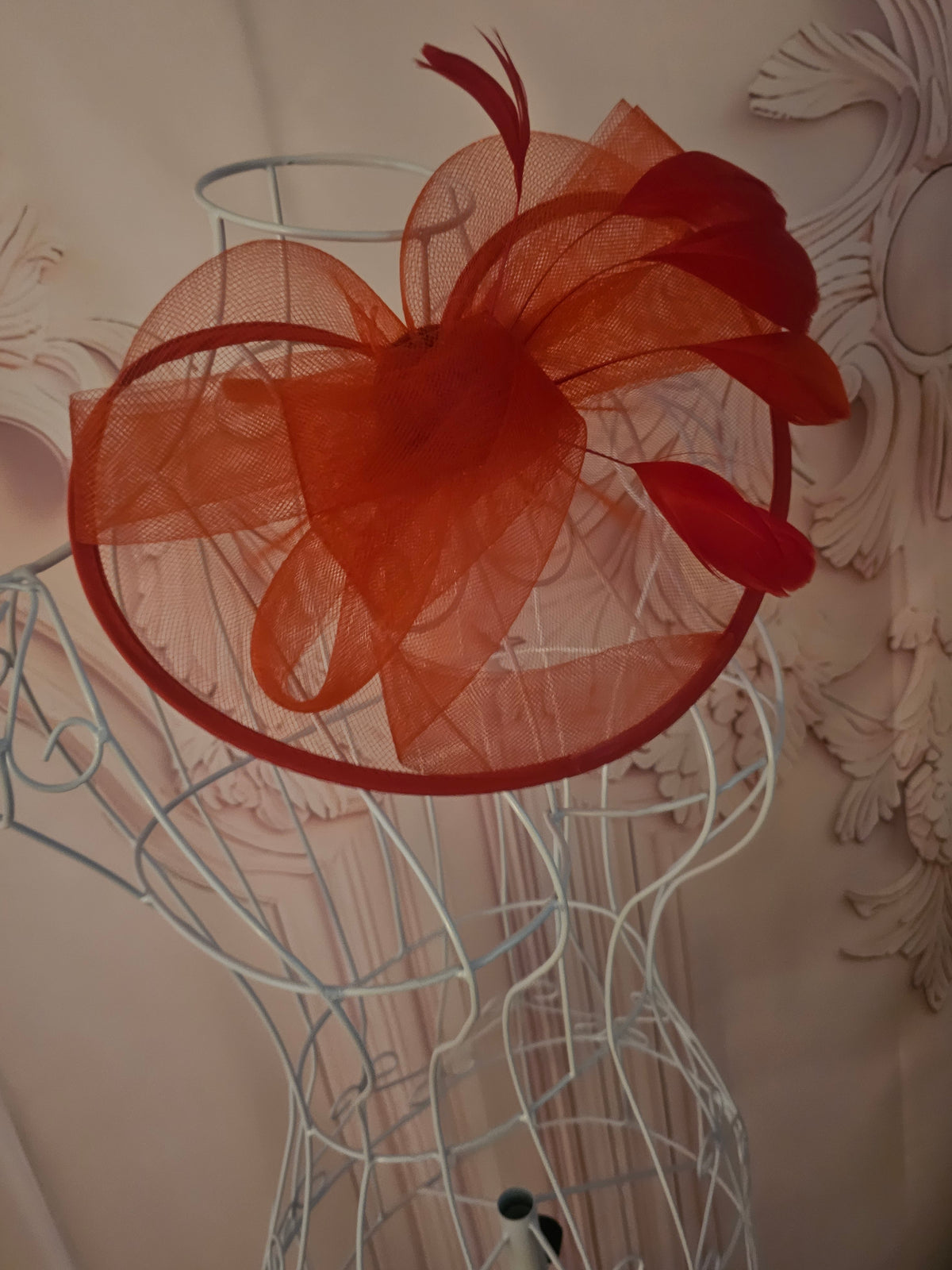 Ladies Red Versatile Fascinator