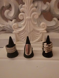 Ladies Silver dress rings x3 £10 each