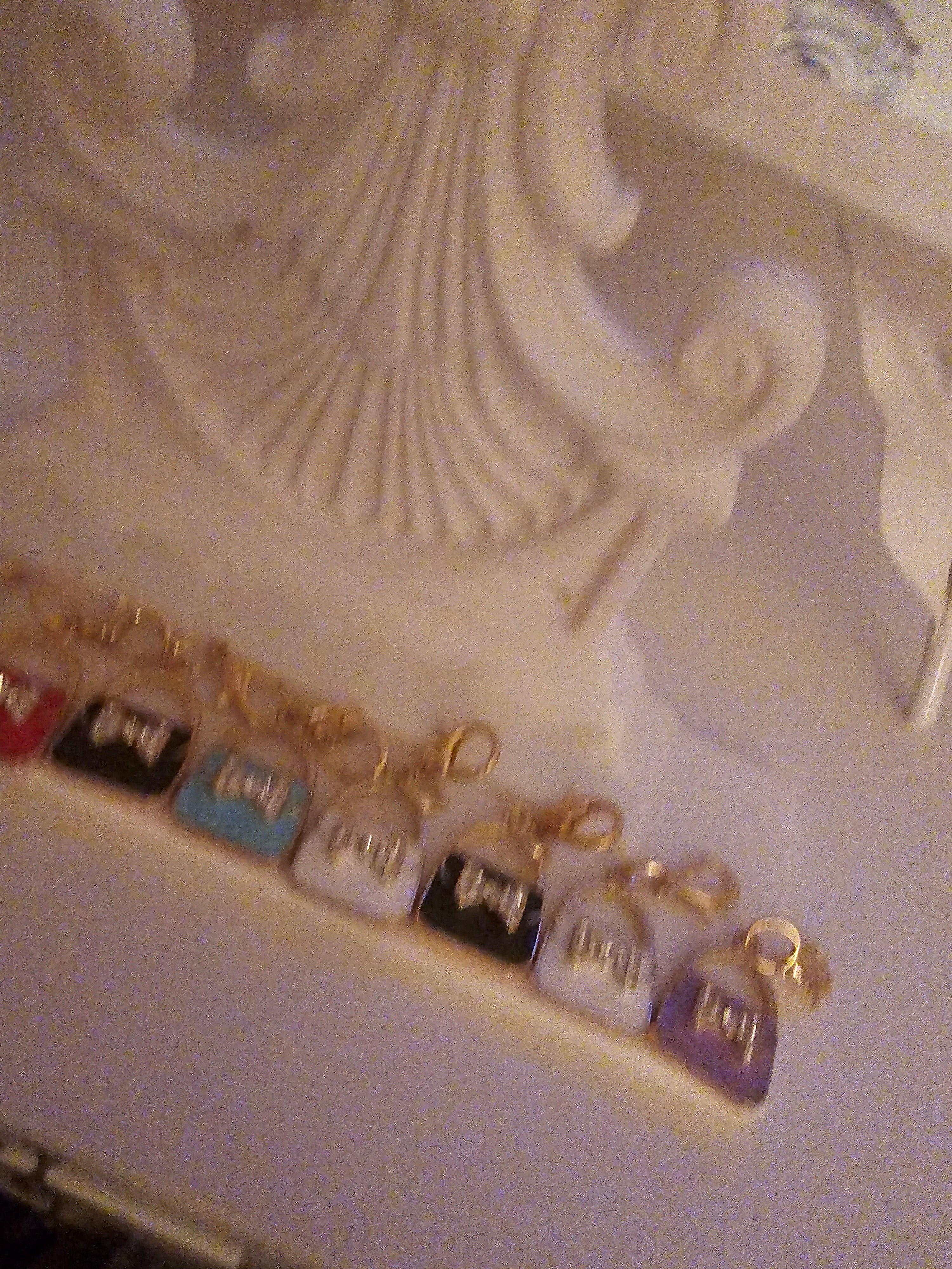 Ladies x 10 small unusal handbag keyrings