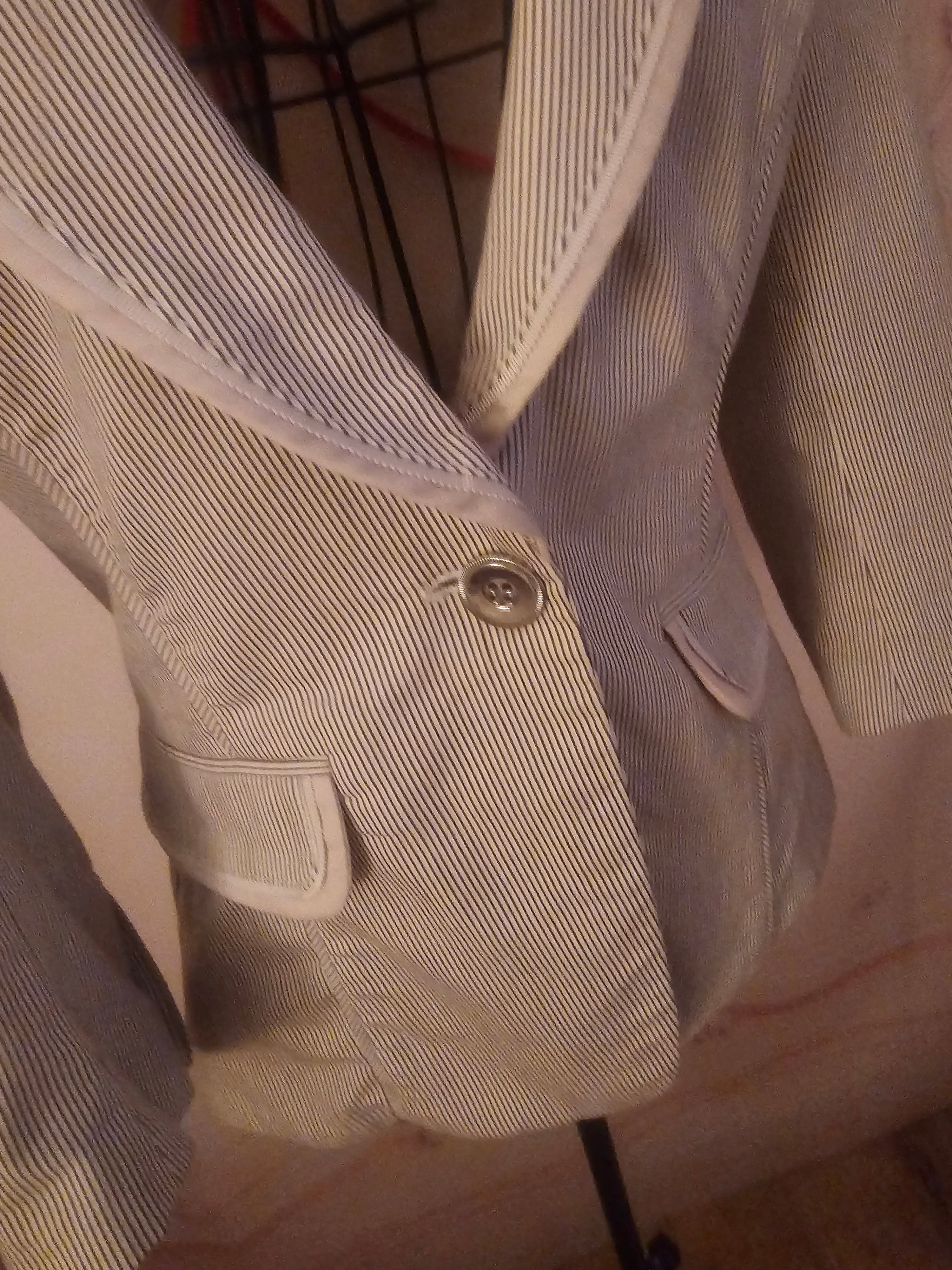 Ladies White house/ Black Market Stripped Blazer