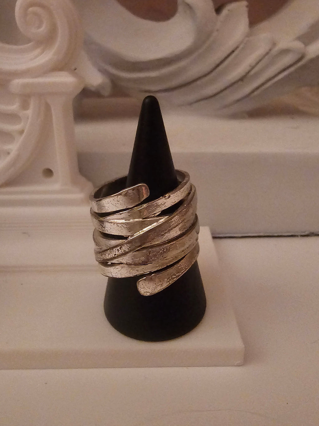 Ladies Silver dress rings x3 £10 each