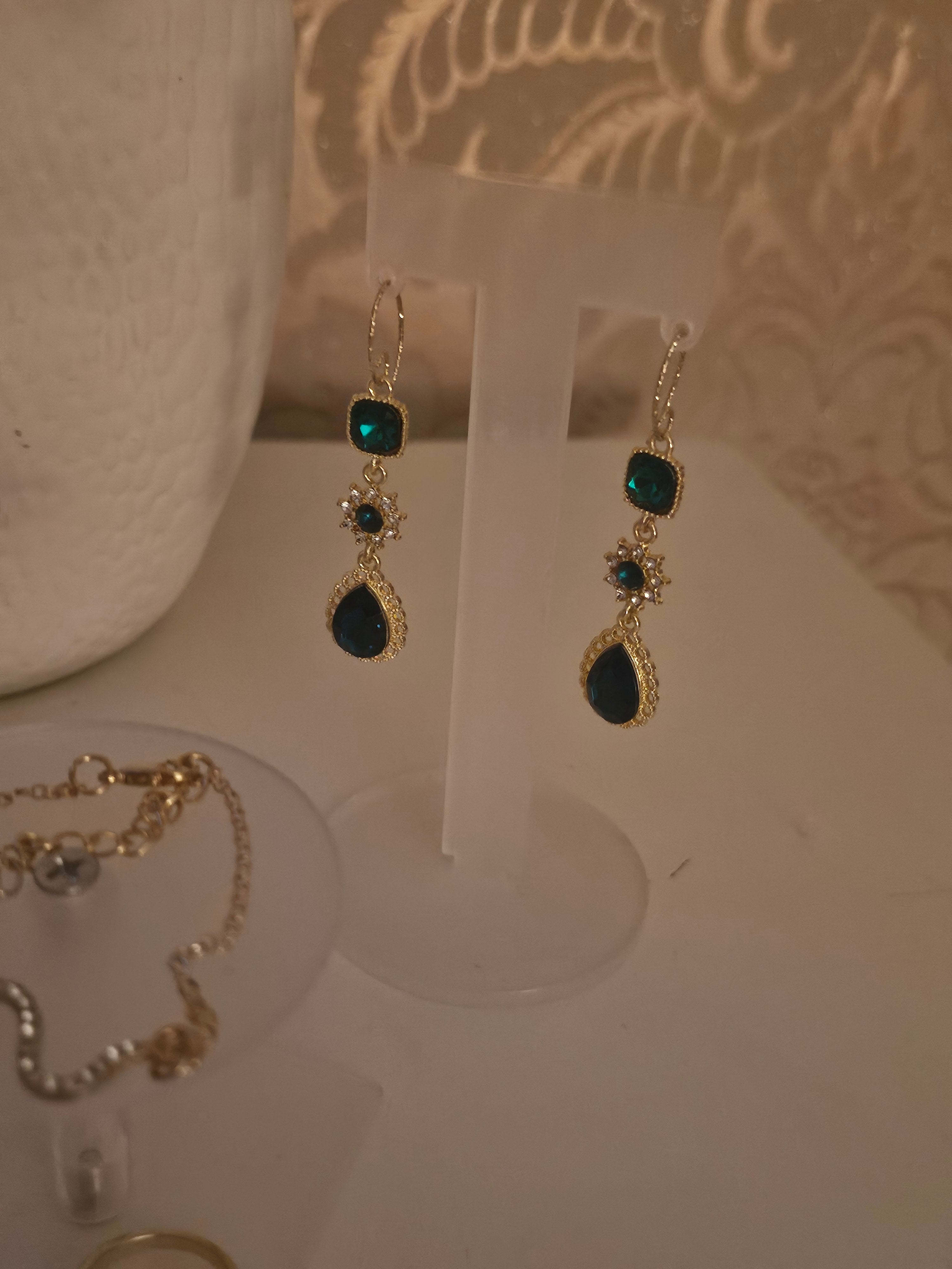 Ladies Emareld Green Full Jewellery Set