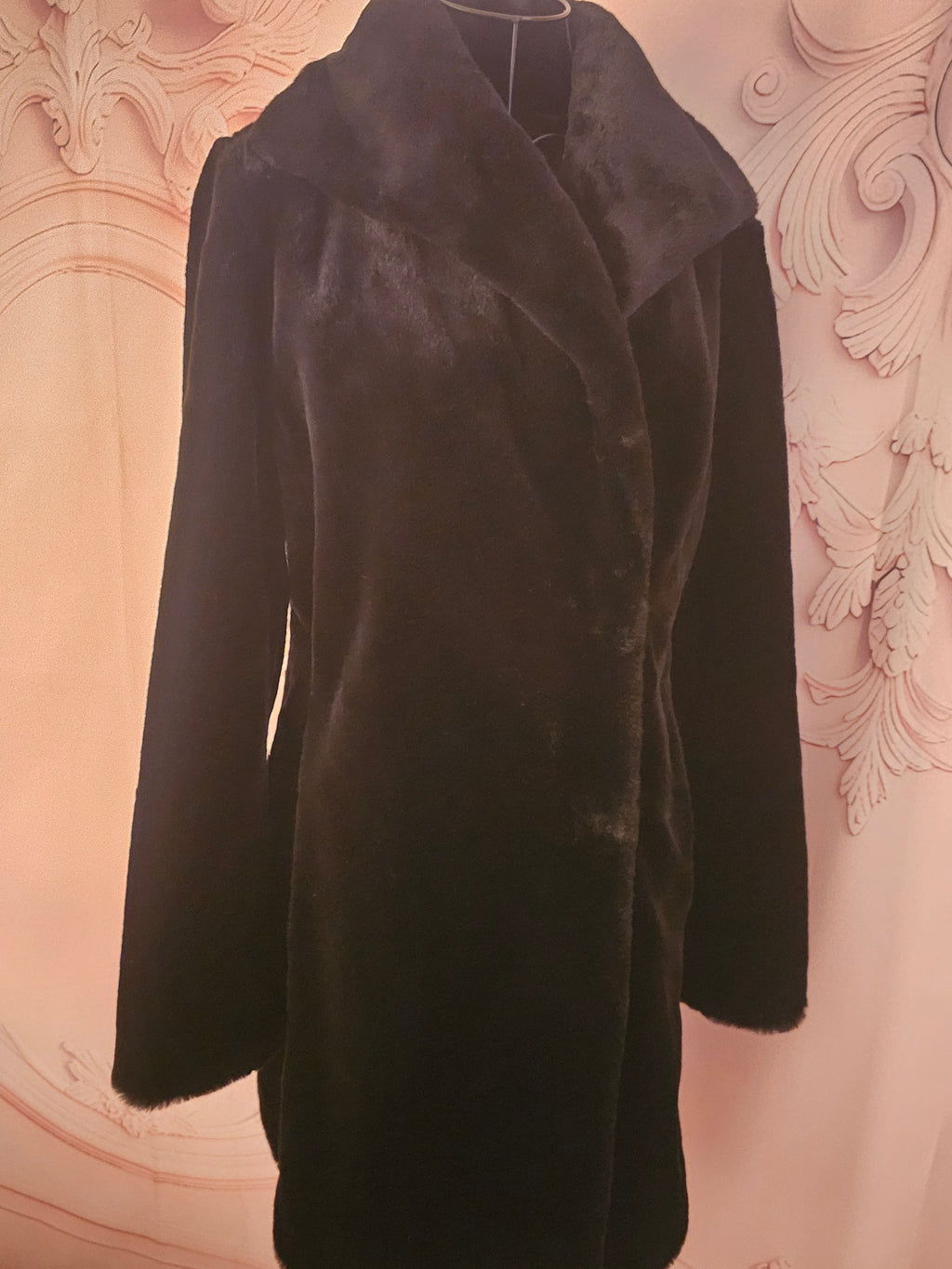 Ladies 3/4 Length Andrew Marc Fur Coat