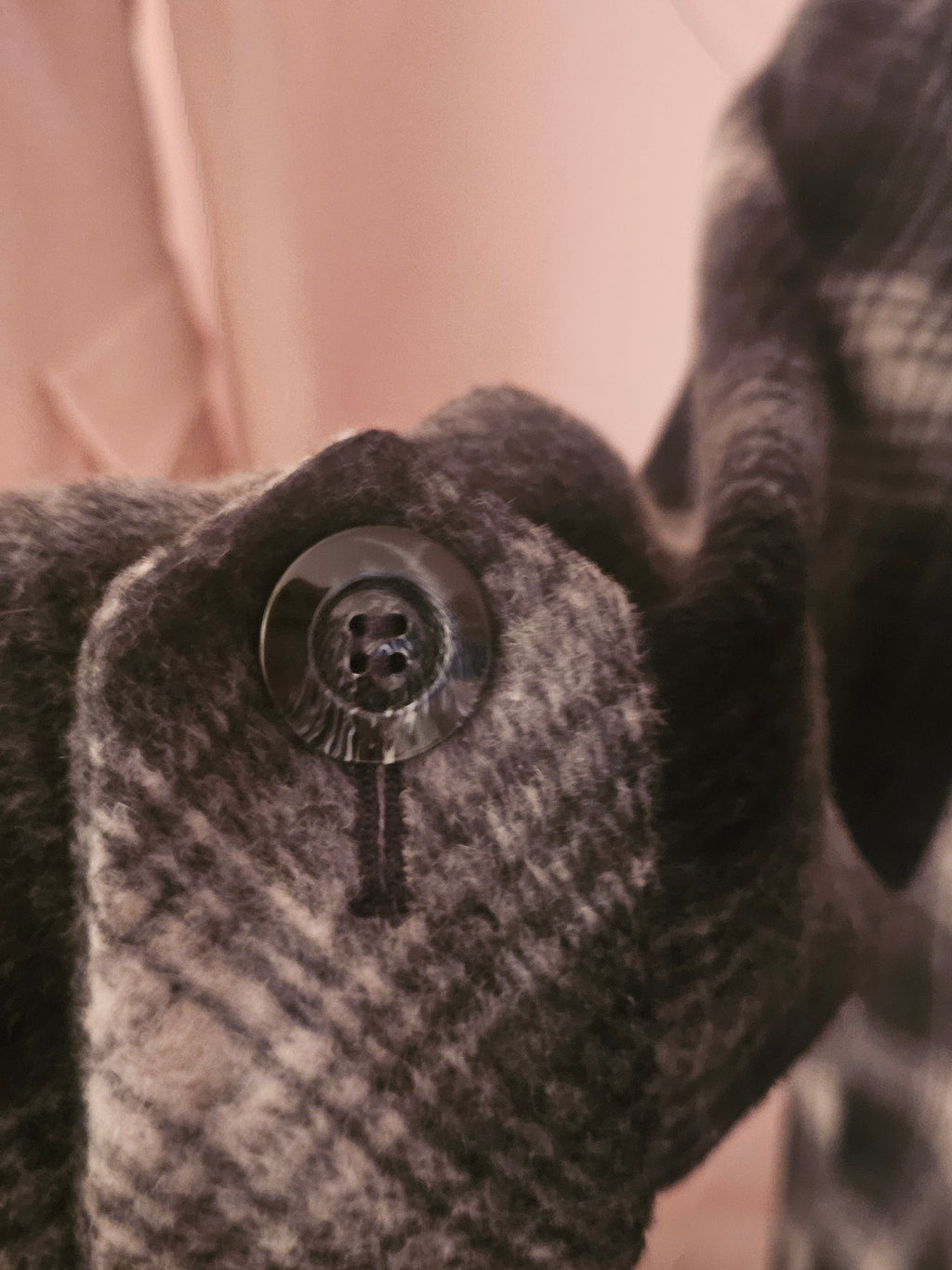 Ladies The Collection at Debenhams Black & Grey Wool Coat