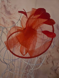 Ladies Red Versatile Fascinator
