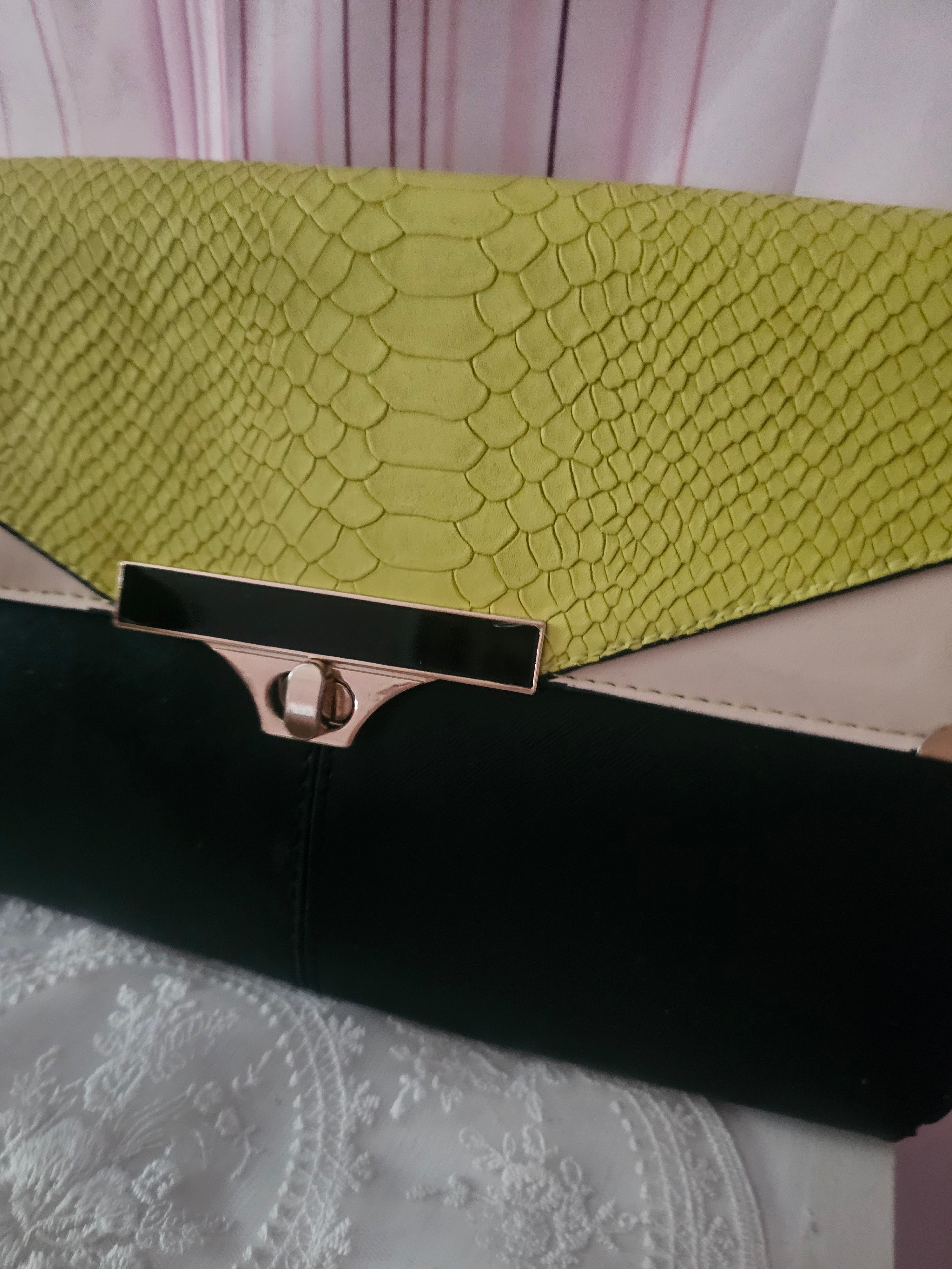 Ladies Next Lime Green Suede Peep Toe Heels