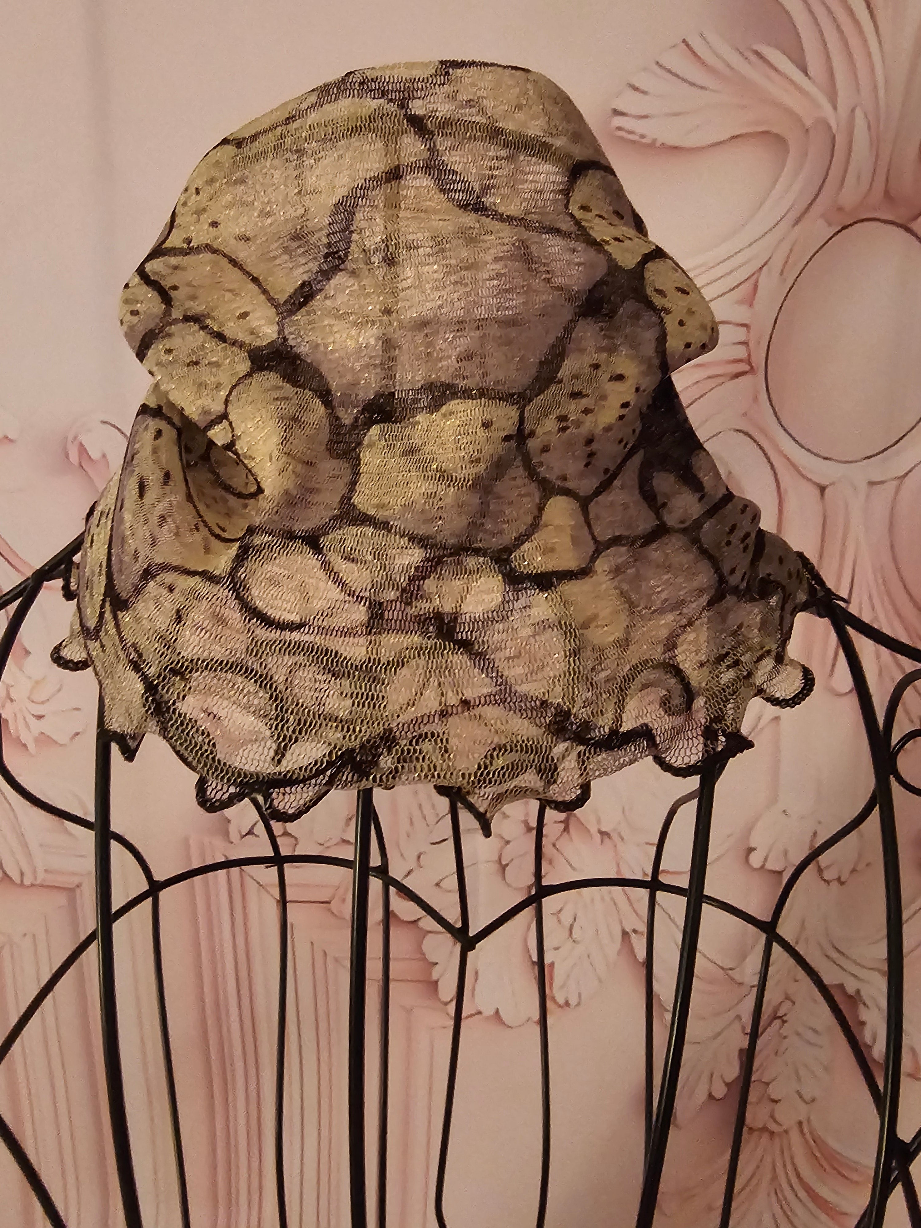 Ladies Fancy Brown Marble effect Neck Scarf