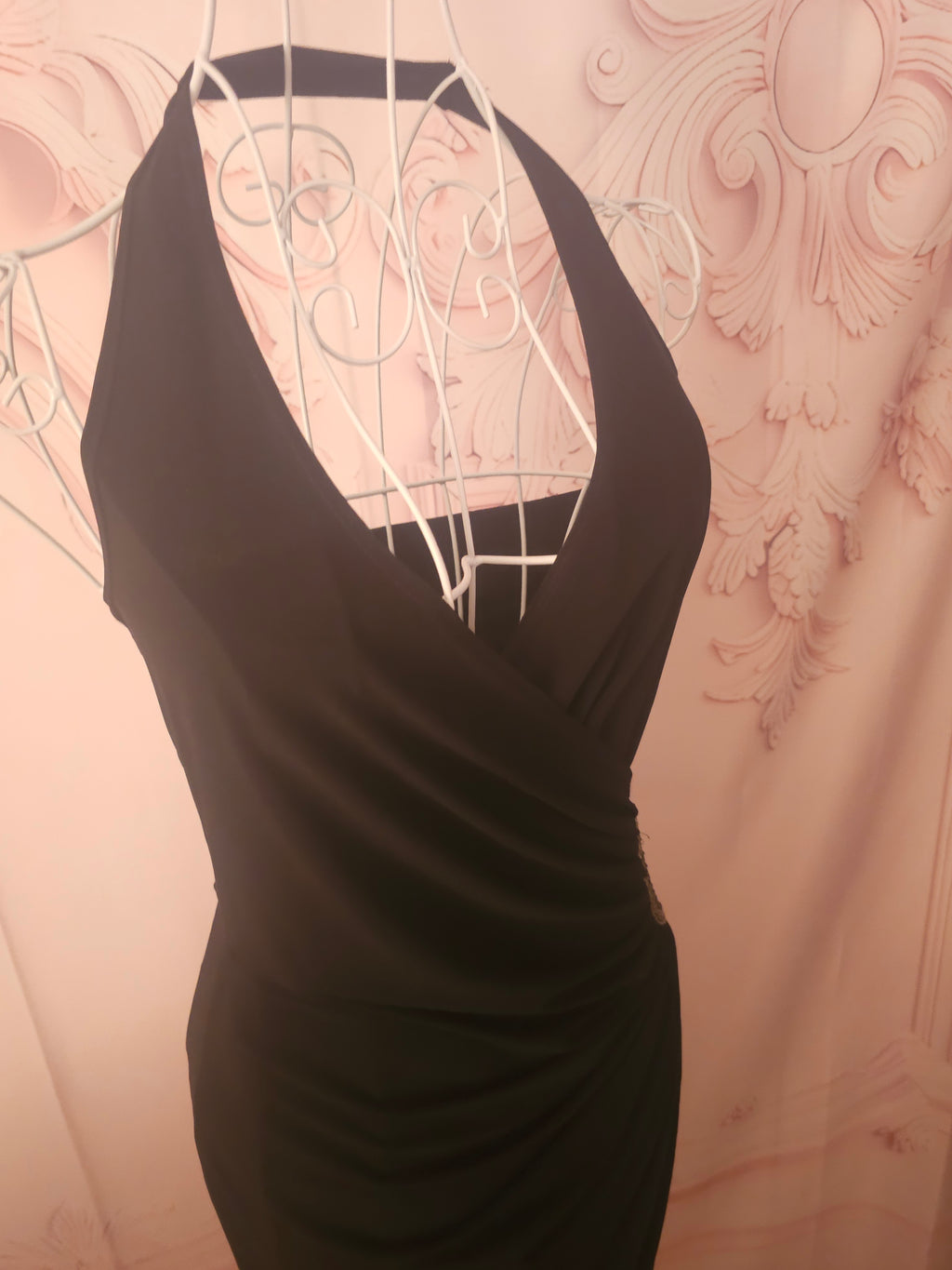 Ladies Black Star by Julien Macdonald halterneck evening dress