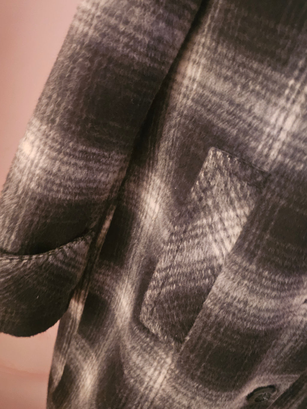Ladies The Collection at Debenhams Black & Grey Wool Coat