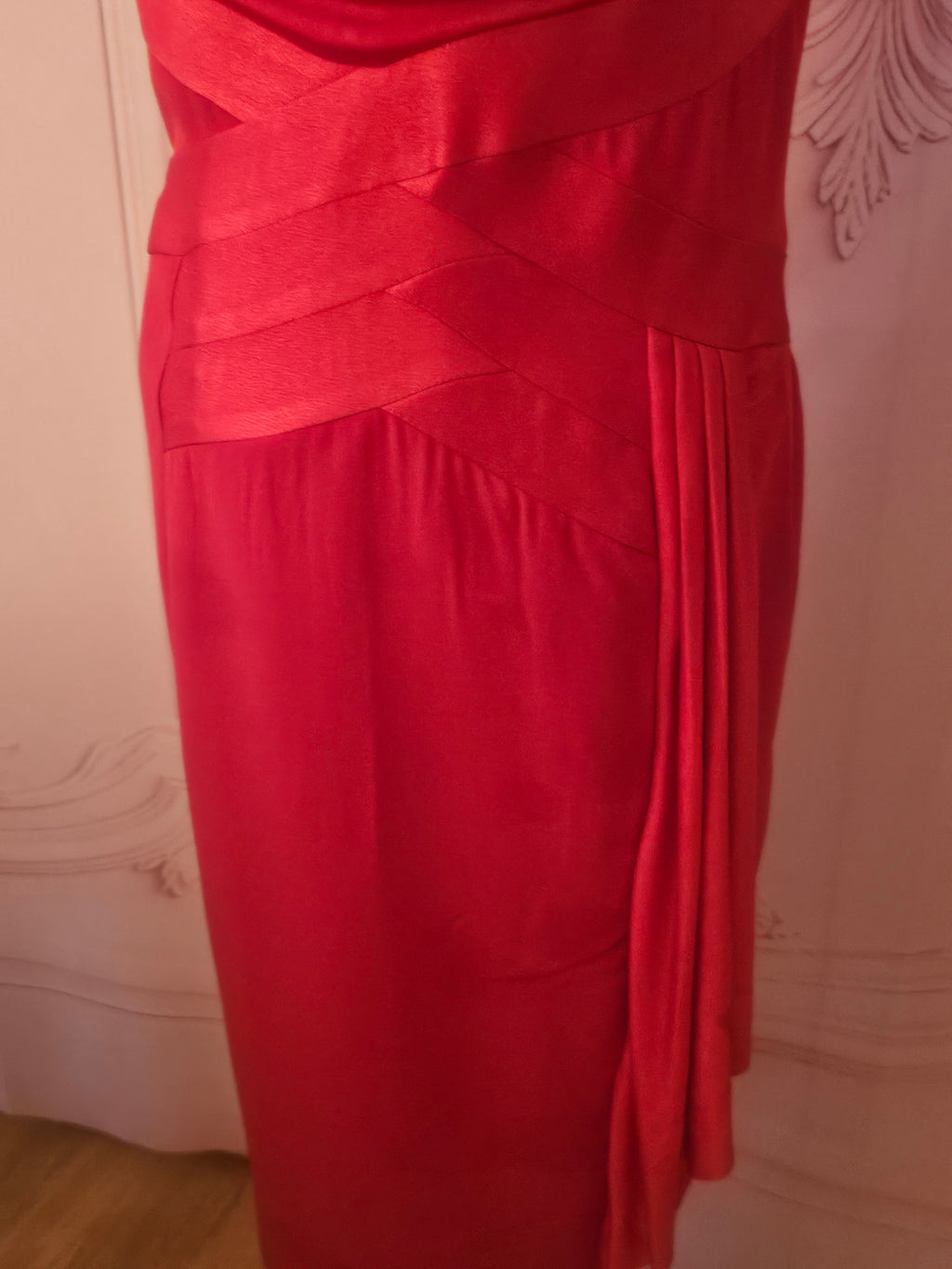 Ladies Star Red Evening Gown by Julien MacDonald