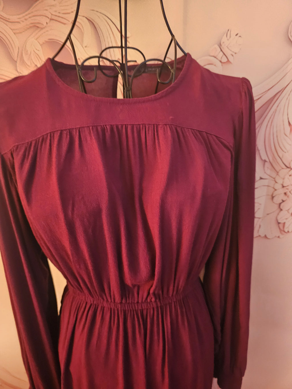 Ladies burgundy marks & Spencer Classy Dress