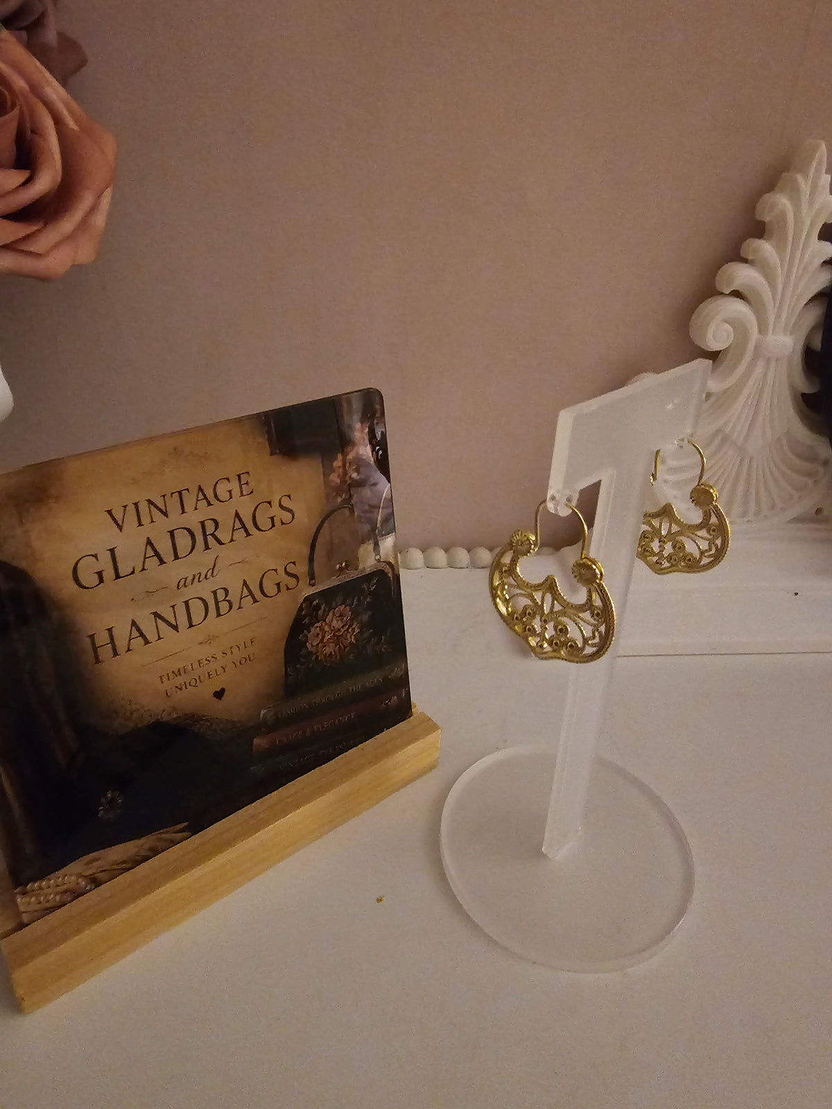 Ladies gold dressy gypsy hoops