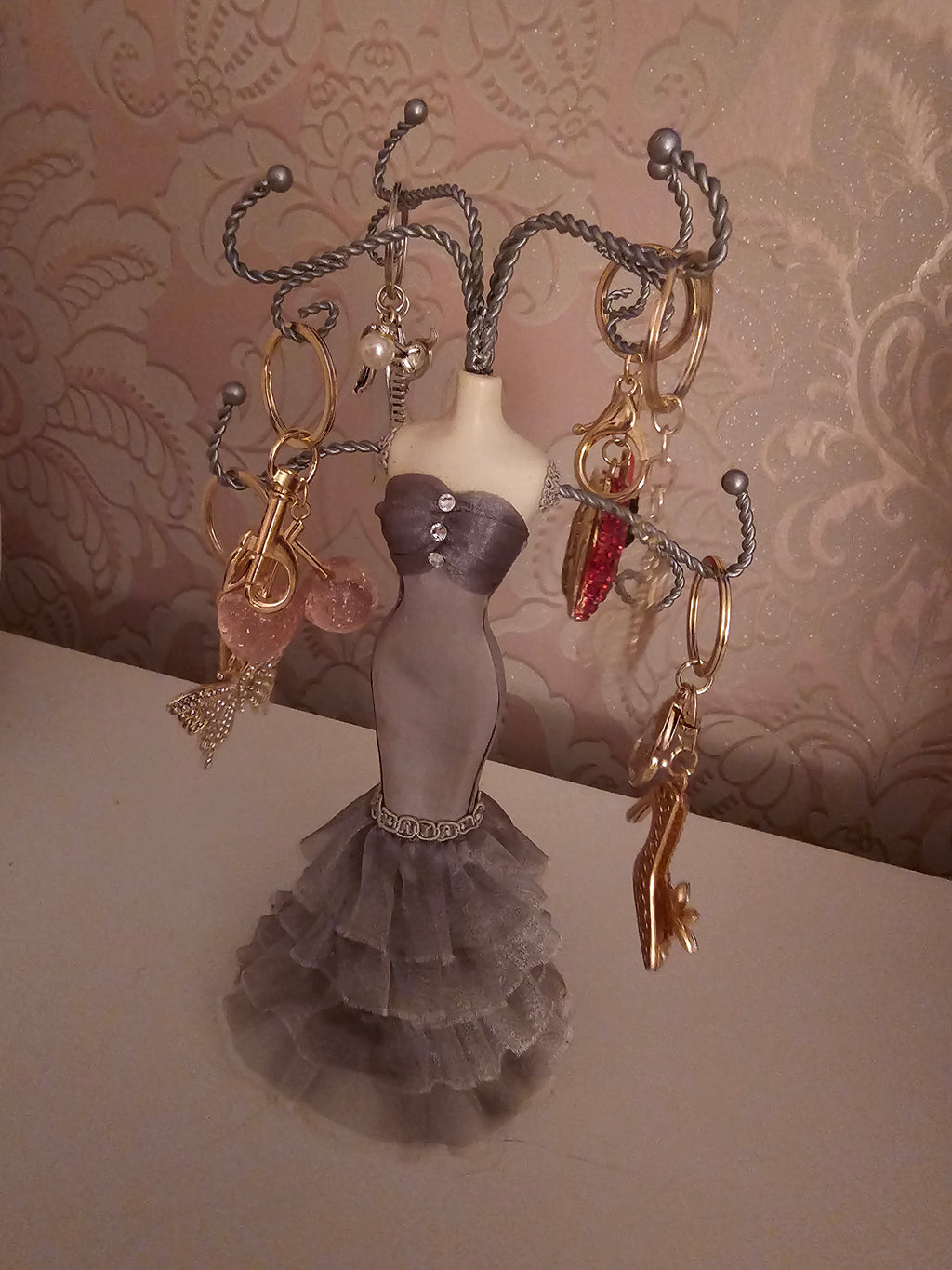 Ladies 6 Classy Dressy Keyrings