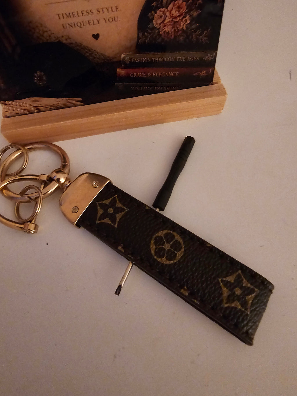 Ladies Louis Viutton Design Keyring