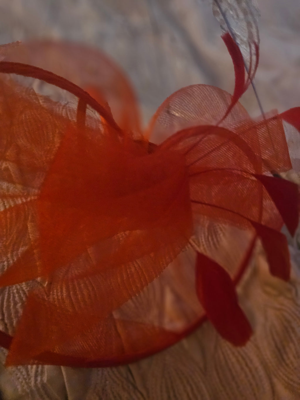 Ladies Red Versatile Fascinator