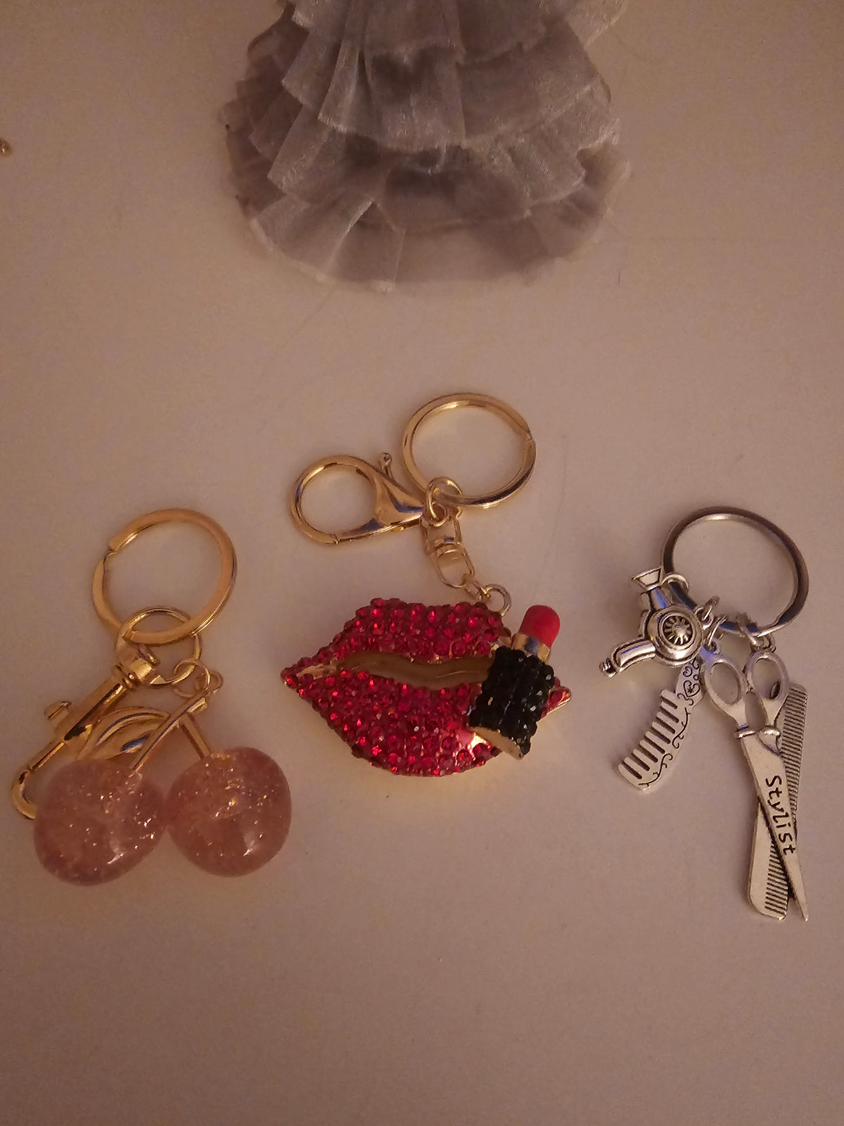 Ladies 6 Classy Dressy Keyrings