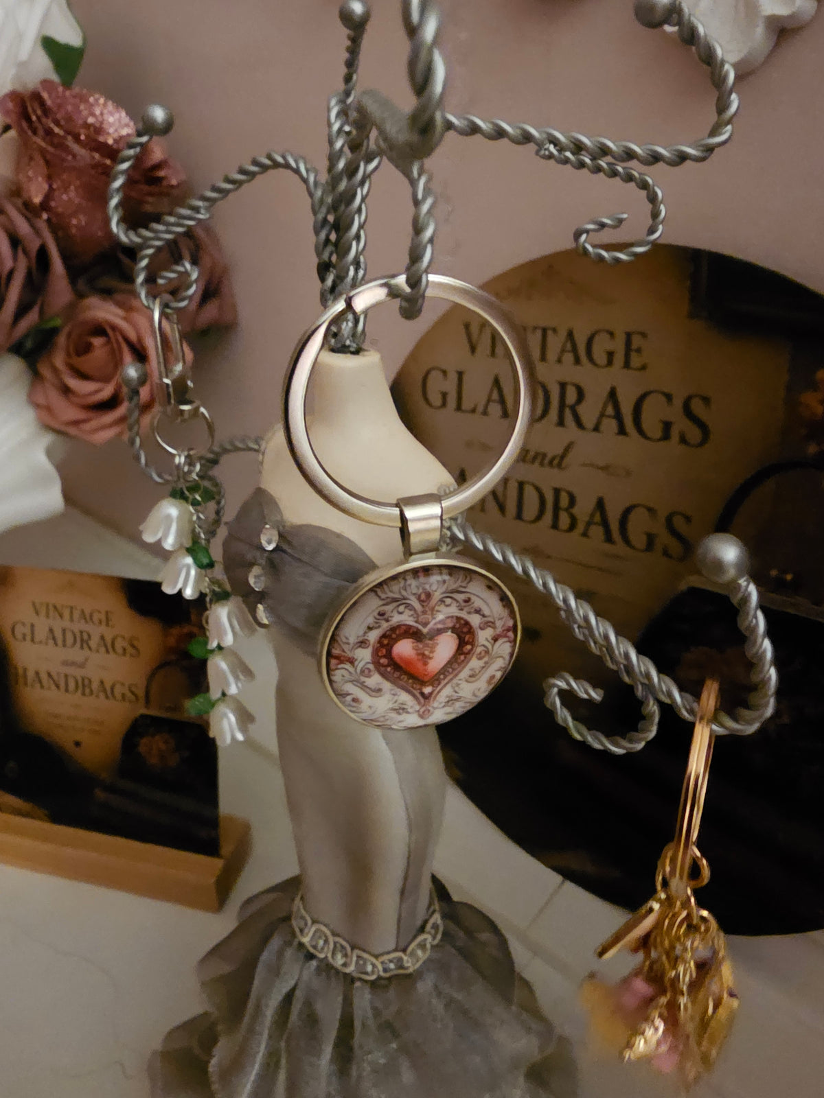 Ladies 3 x Classy Small Keyrings