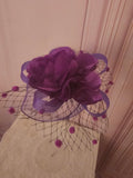 Ladies Mauve Classy Fascinator