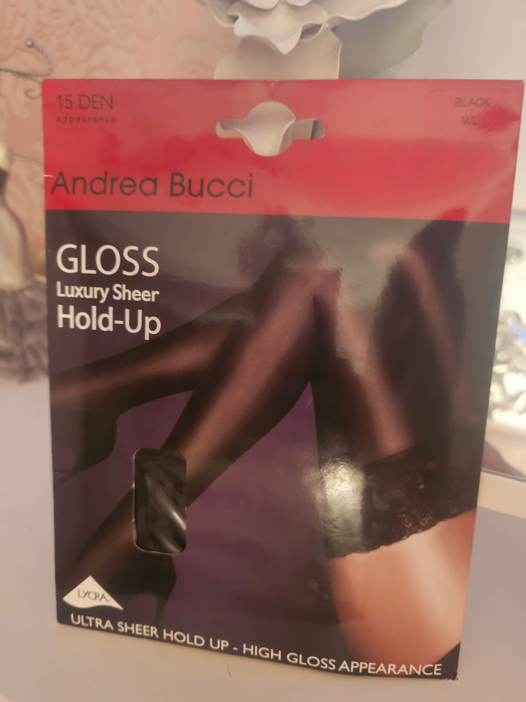 Ladies Andrea Bucci Glossy Luxury Sheer Stockings