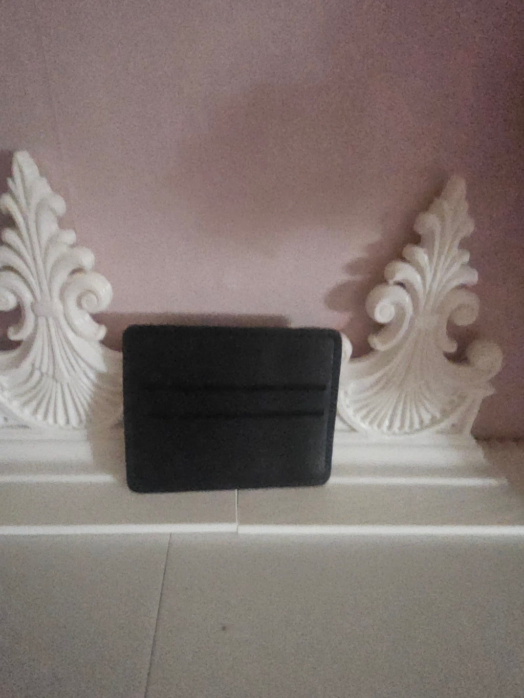 Ladies Black Small Card Holder