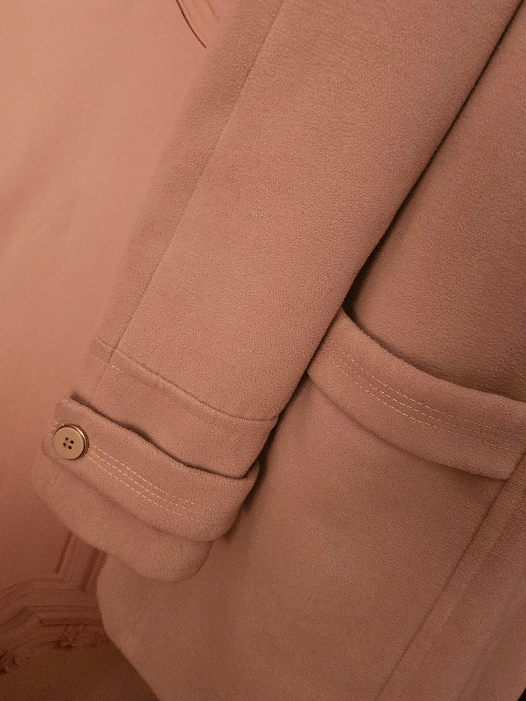 Ladies Grey Wool Wallis Coat with Scarf