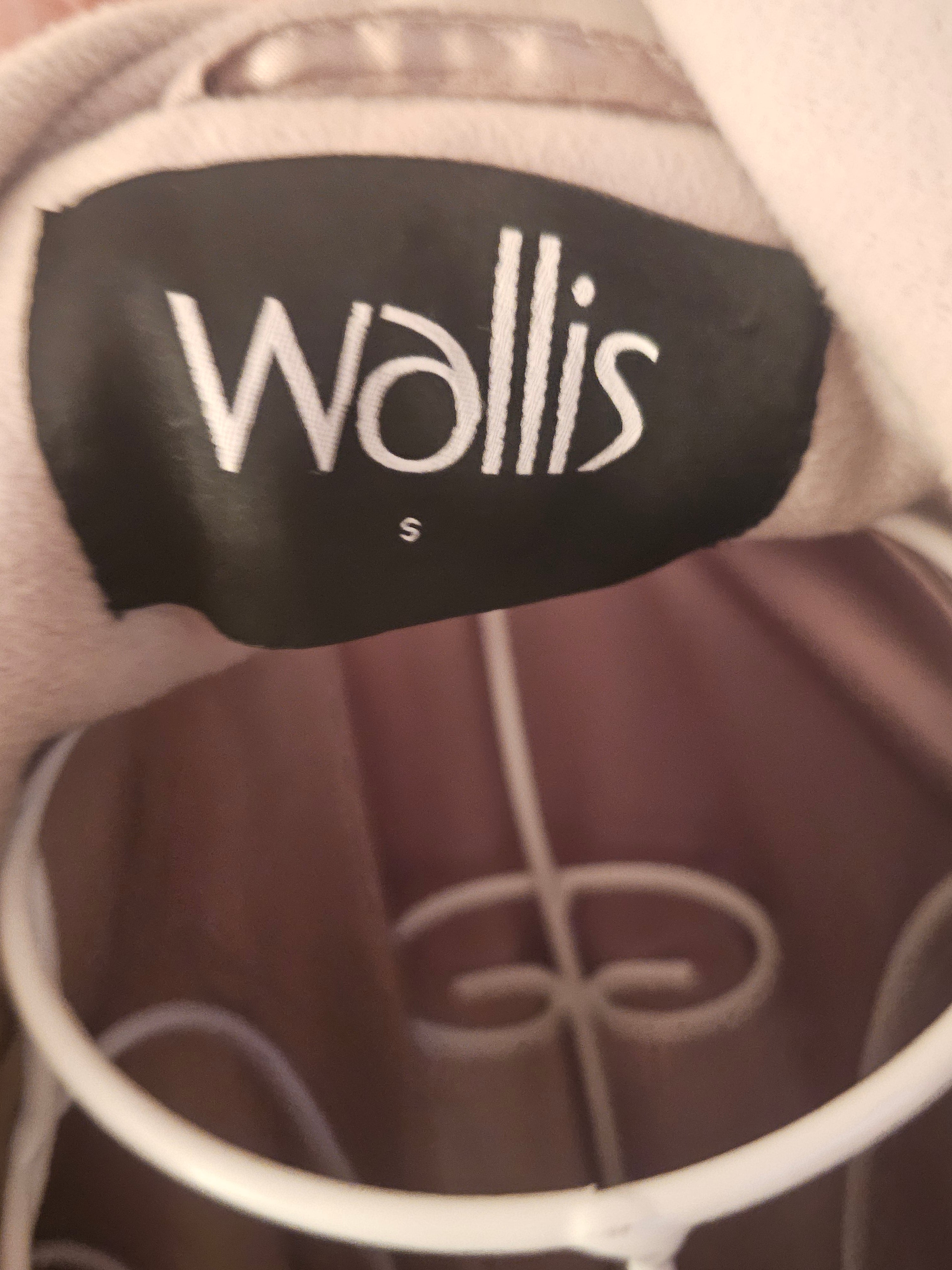 Ladies Grey Wool Wallis Coat with Scarf