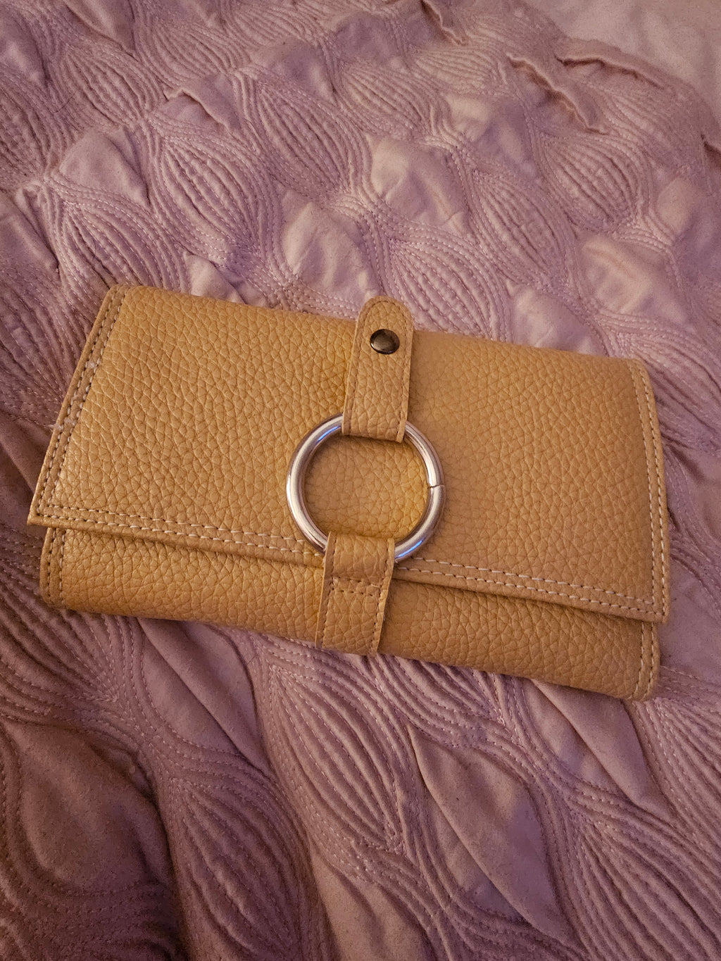 Ladies Mustard Coloured Jewellery Roll Holder