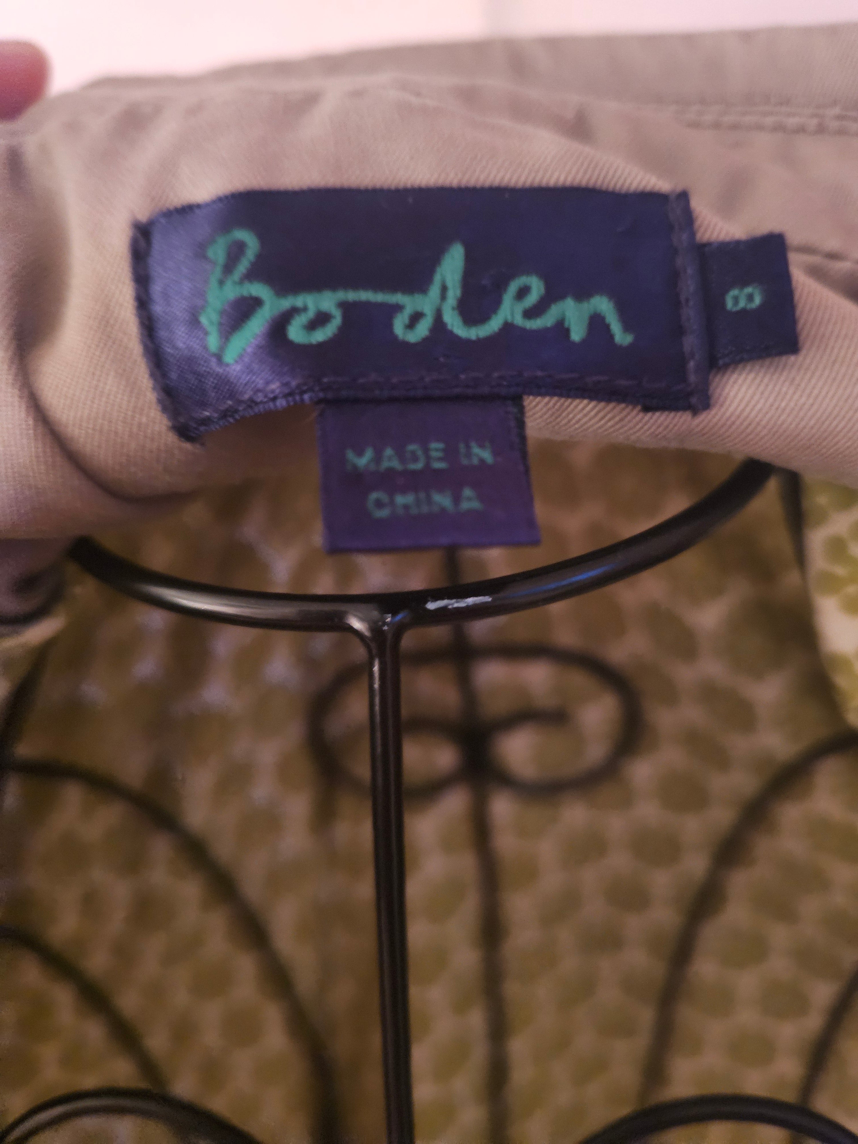 Ladies beige Boden Linen Styled Blazer with silk lining