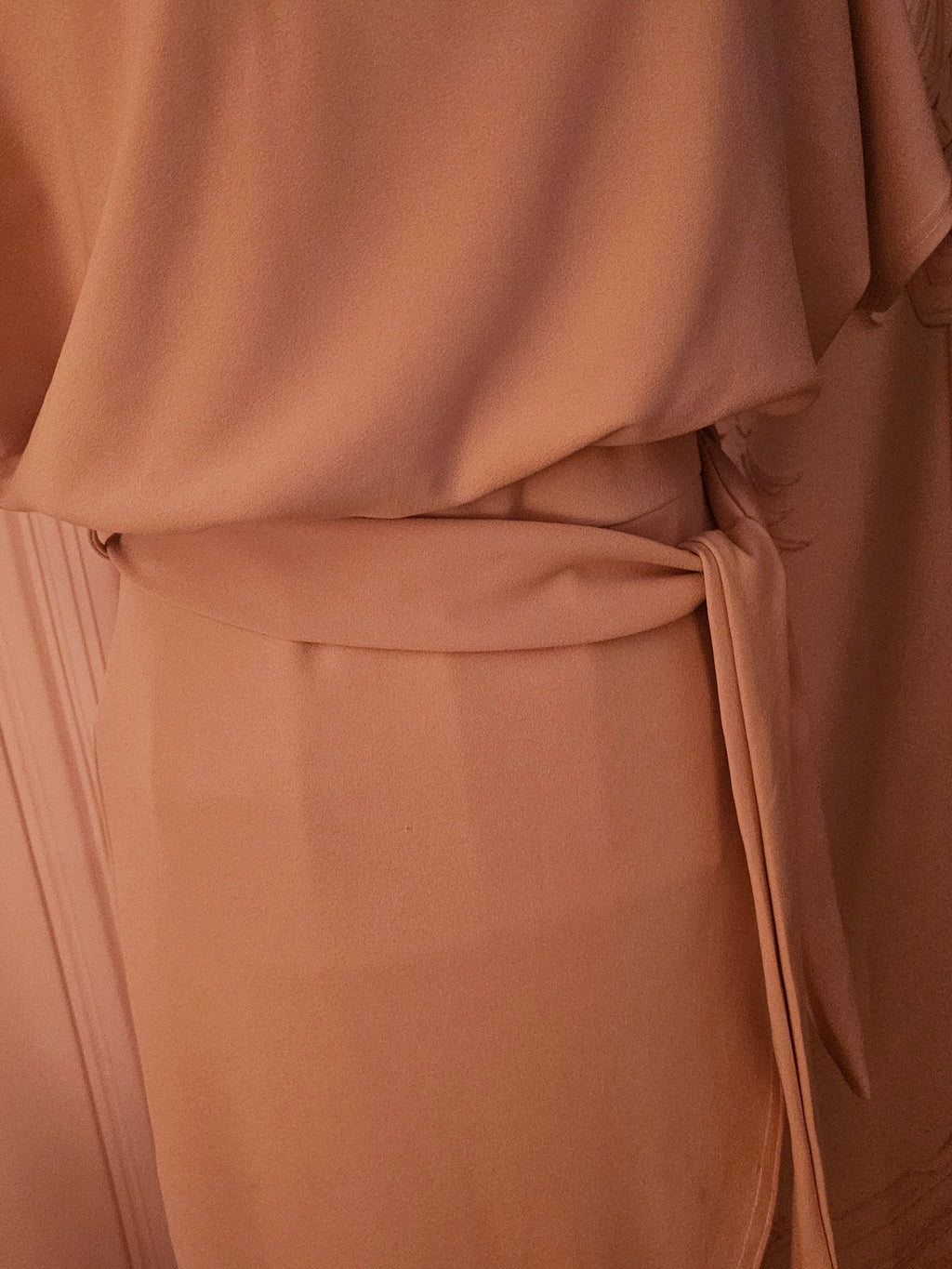 Ladies Beige Missfiga Evening Dress
