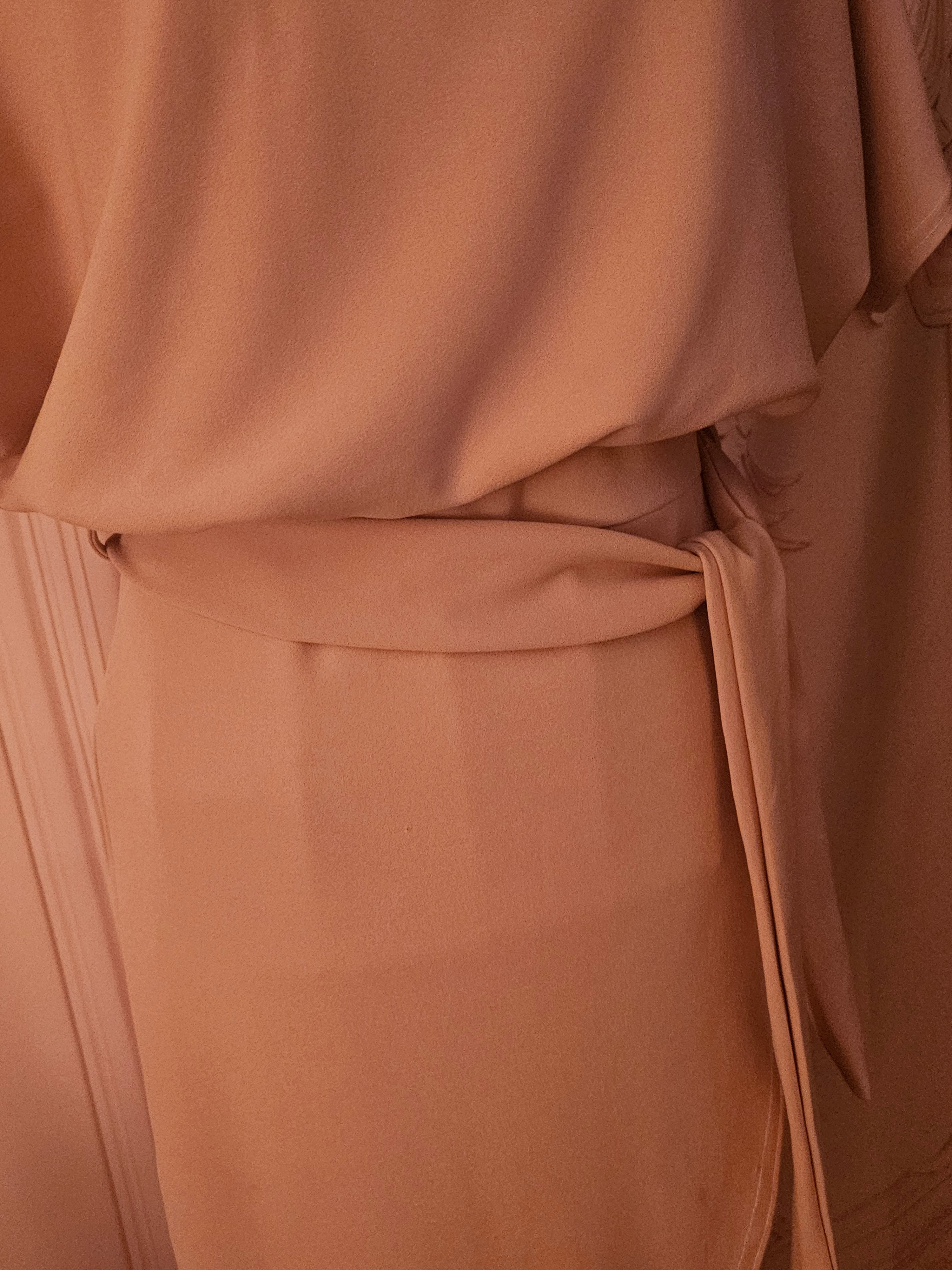 Ladies Beige Missfiga Evening Dress
