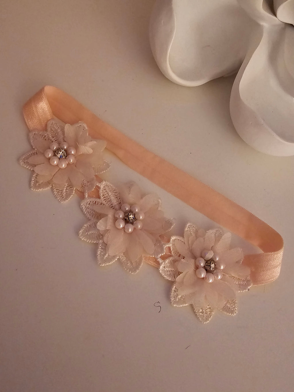 Ladies Pink Flower Hair Accessorie