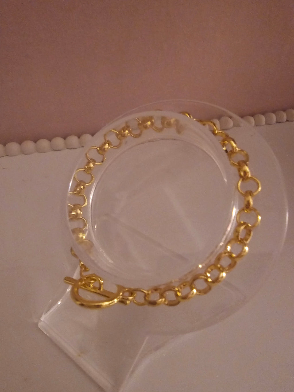 Ladies Gold plated bracelet