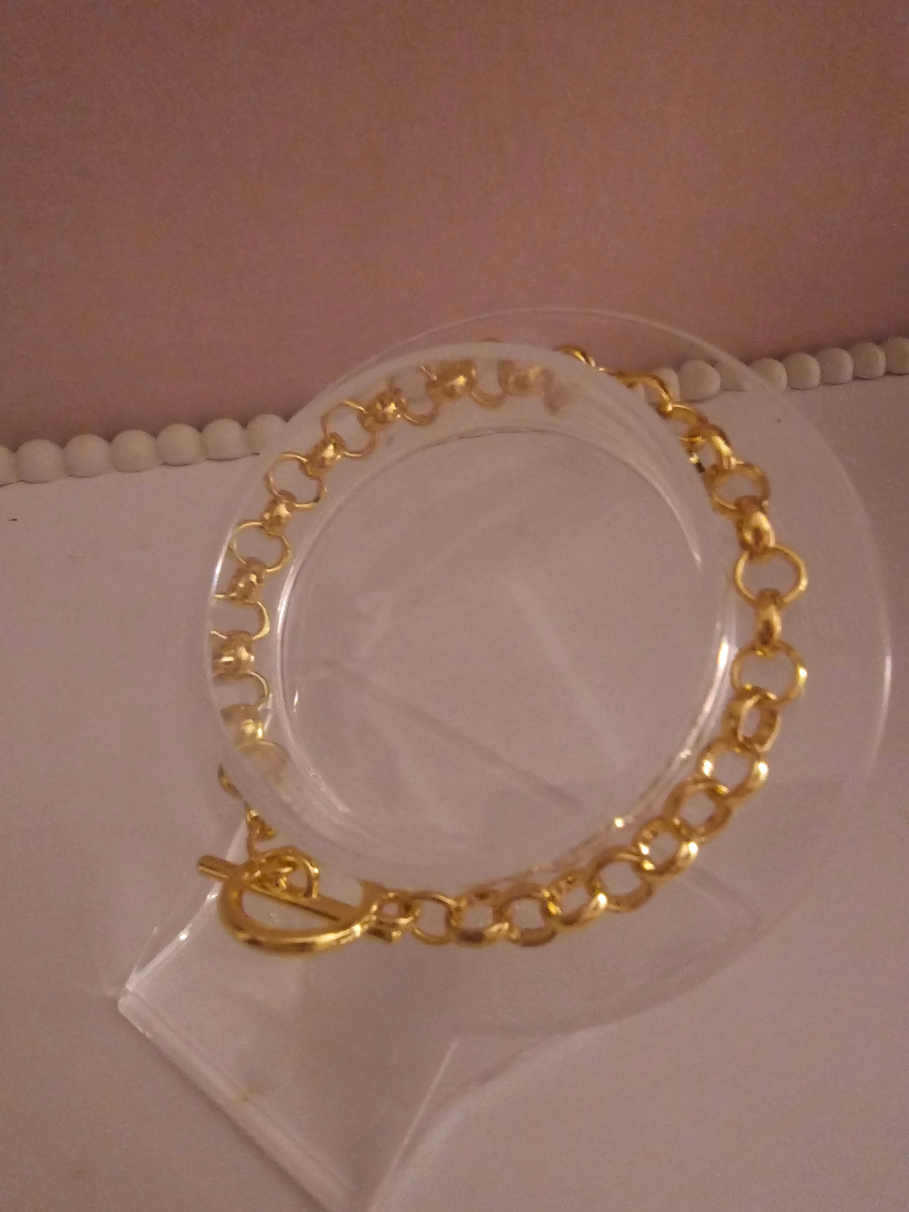 Ladies Gold plated bracelet