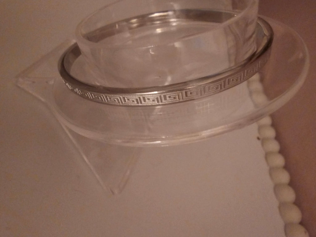 Ladies Silver Solid Plated bangles x2 £ 15 each