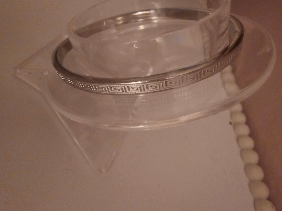Ladies Silver Solid Plated bangles x2 £ 15 each