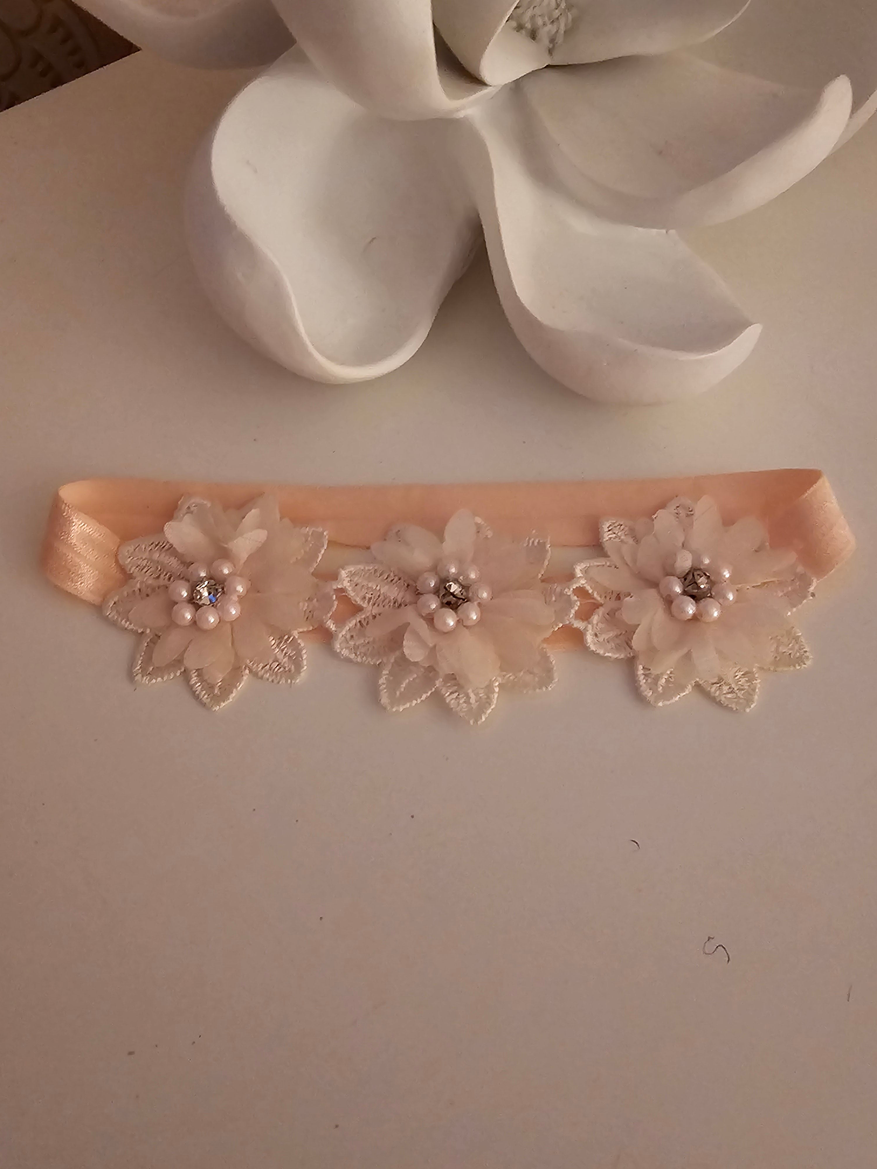 Ladies Pink Flower Hair Accessorie