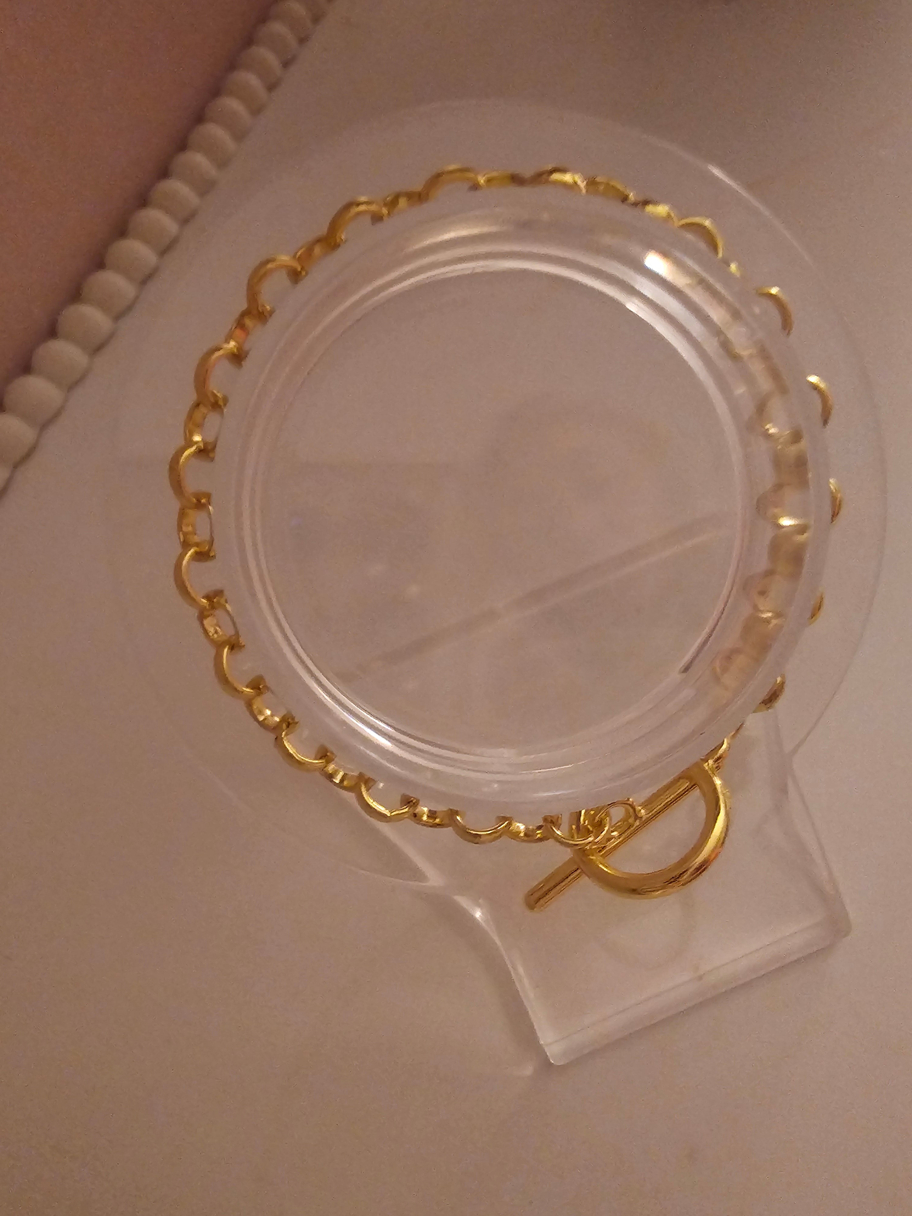 Ladies Gold plated bracelet