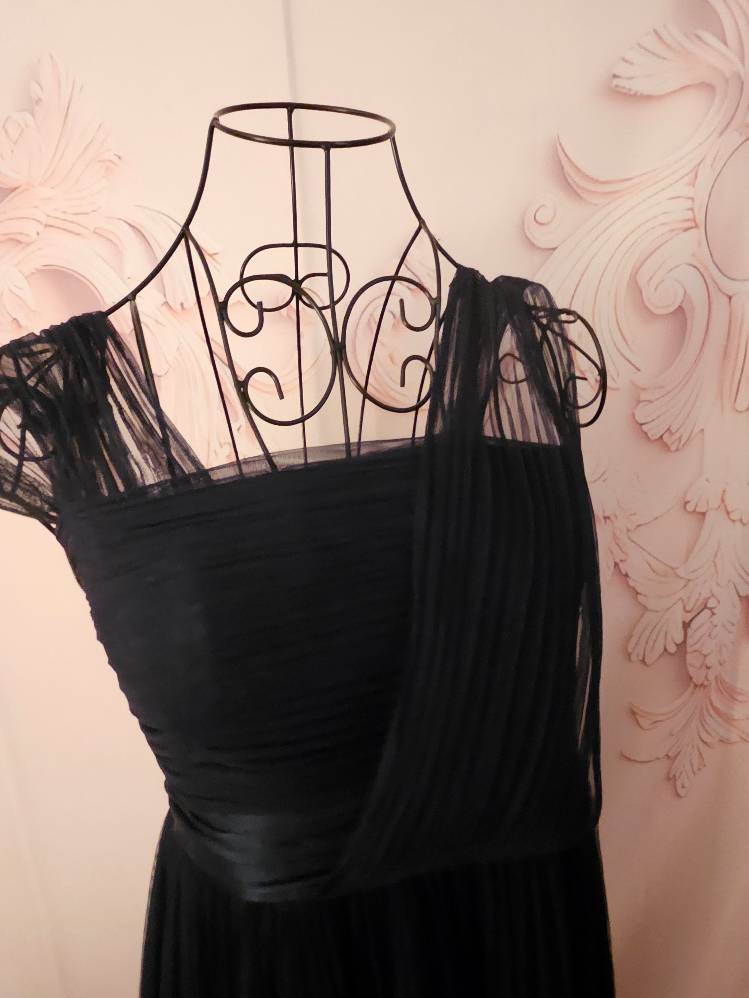 Ladies Monsoon Navy Blue Evening Gown