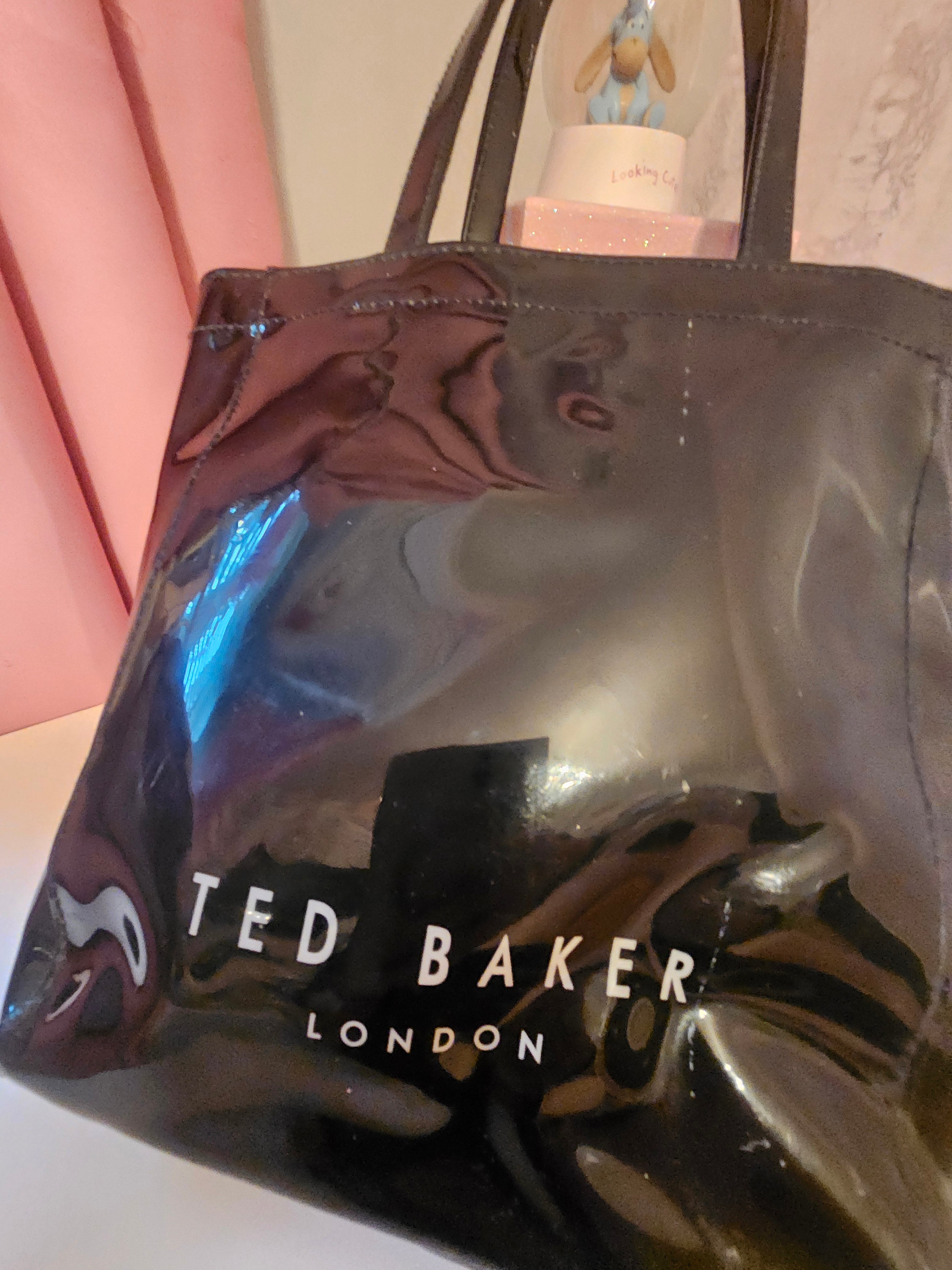 Ladies Ted Baker Black & Cream shopper bag