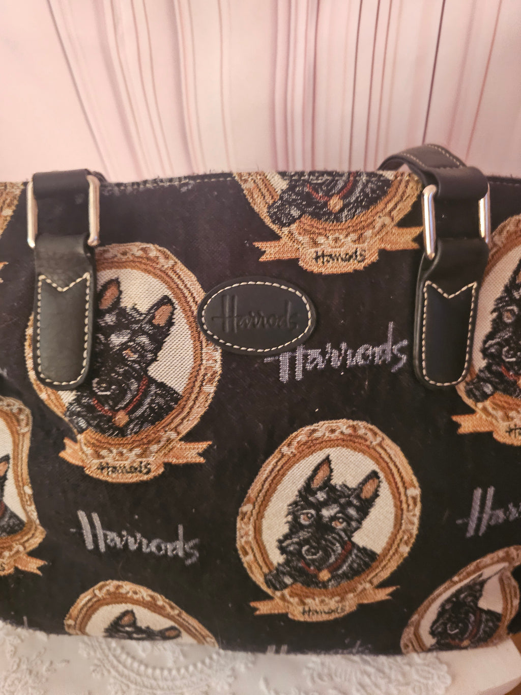 Ladies Harrods Tote Canvas Bag