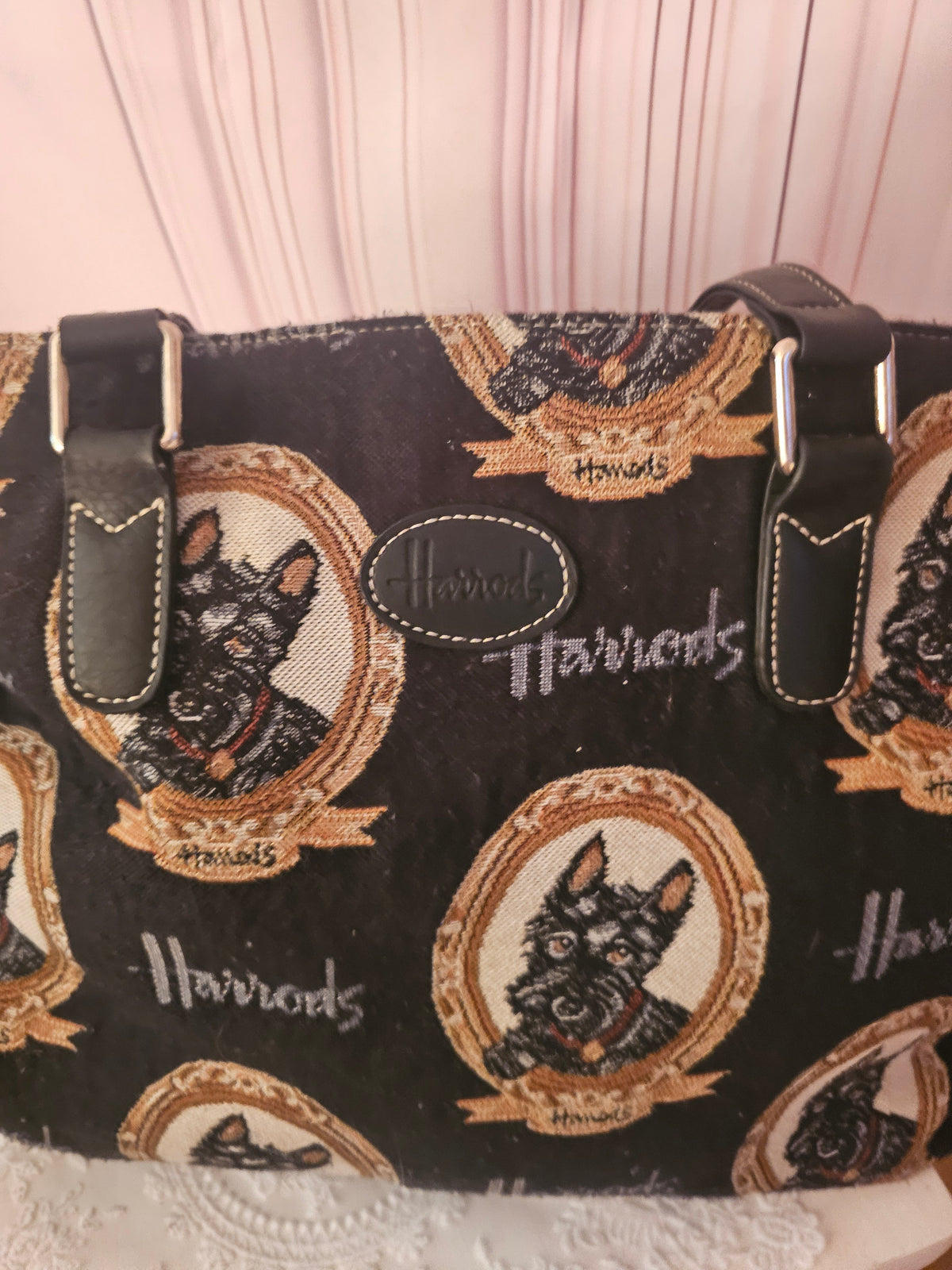 Ladies Harrods Tote Canvas Bag