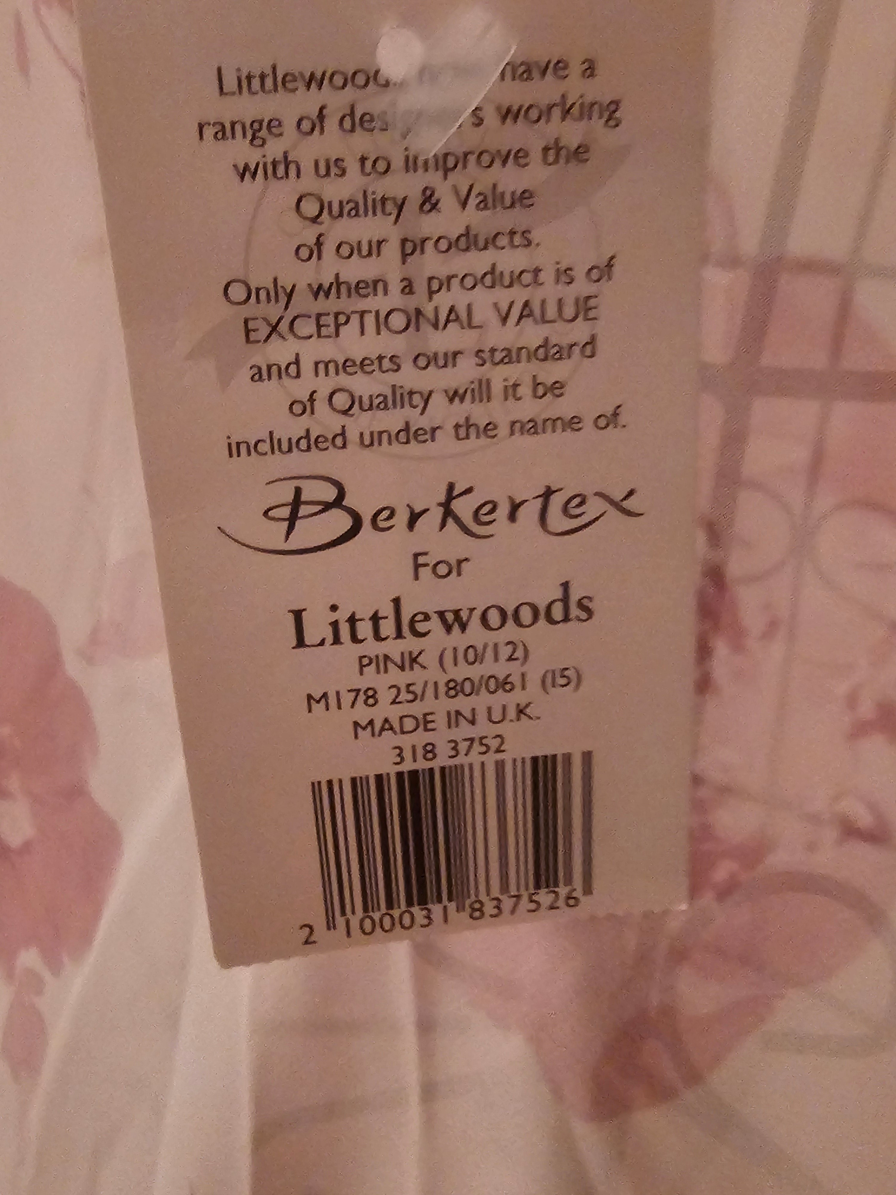 Ladies Pale Pink Floral Berkertex Chiffon Negligee