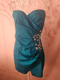 Ladies Lipsy turquoise cocktail dress