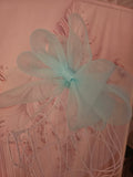 Stunning Aqua Blue Giant Bow Fascinator — Wedding & Races