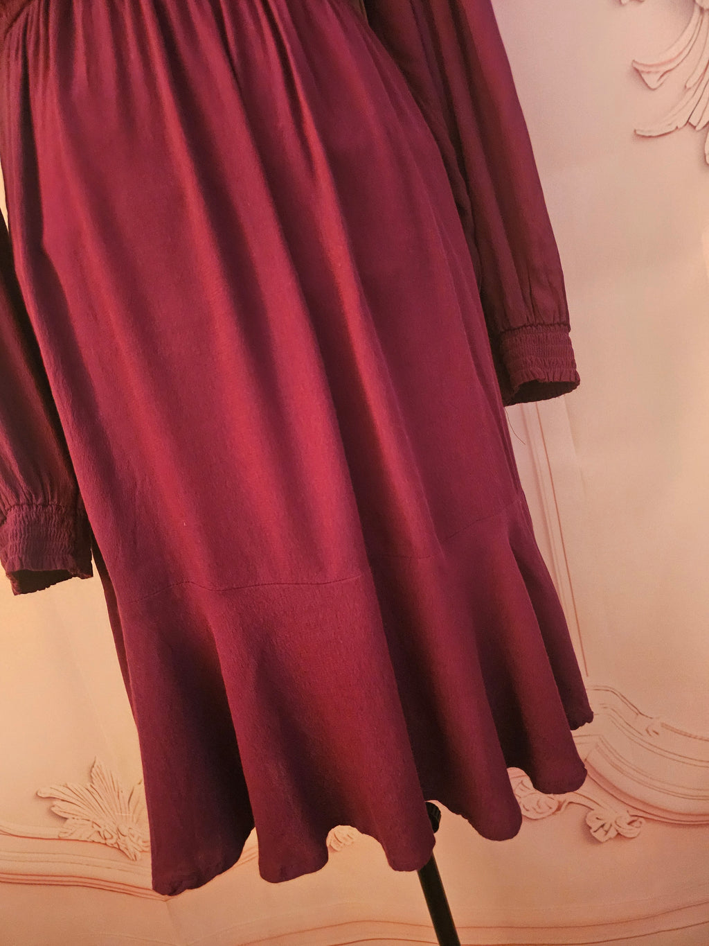 Ladies burgundy marks & Spencer Classy Dress