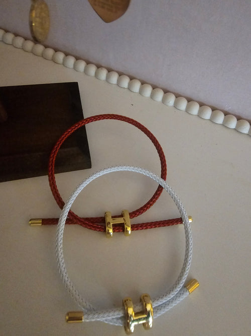 2 x Hermes like ladies Adjustable Bracelets £10 each